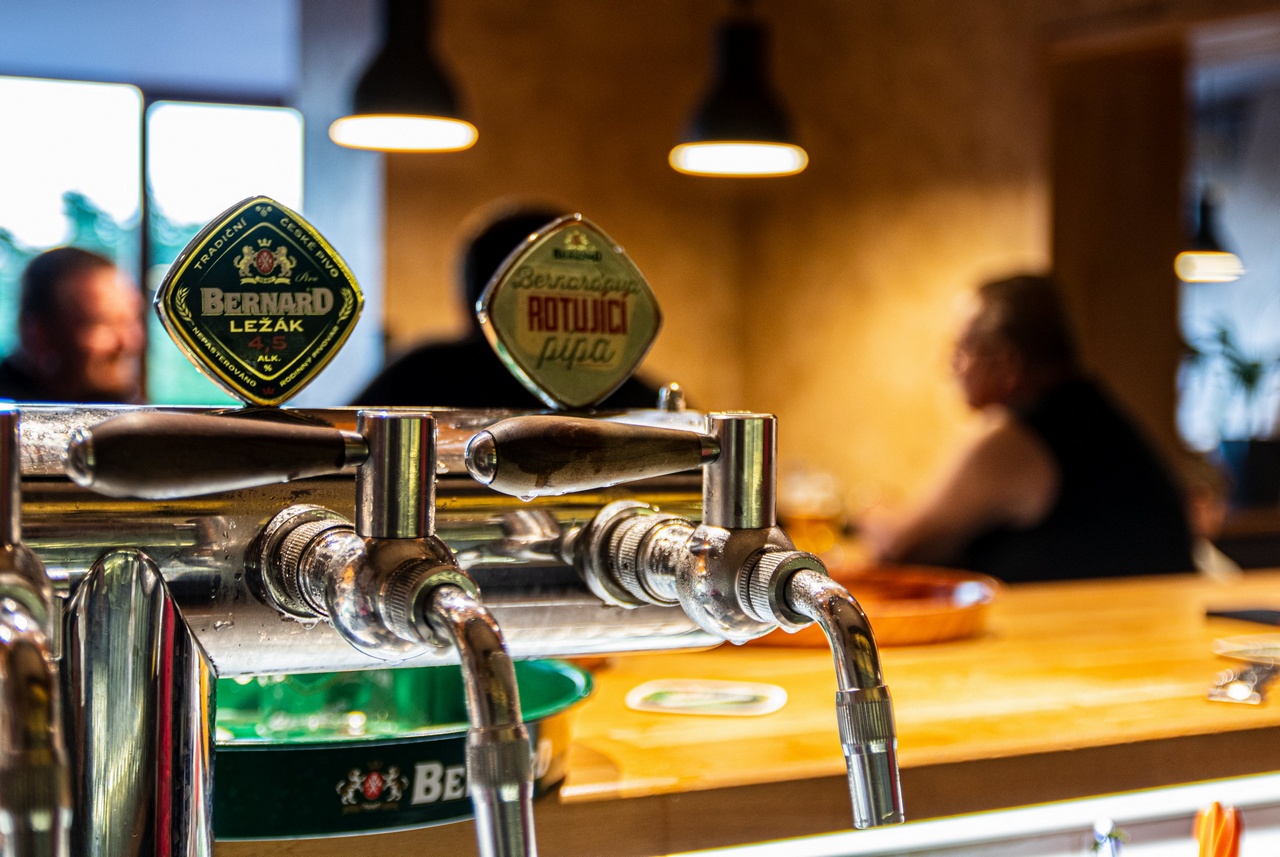 Čepujeme pivo Bernard